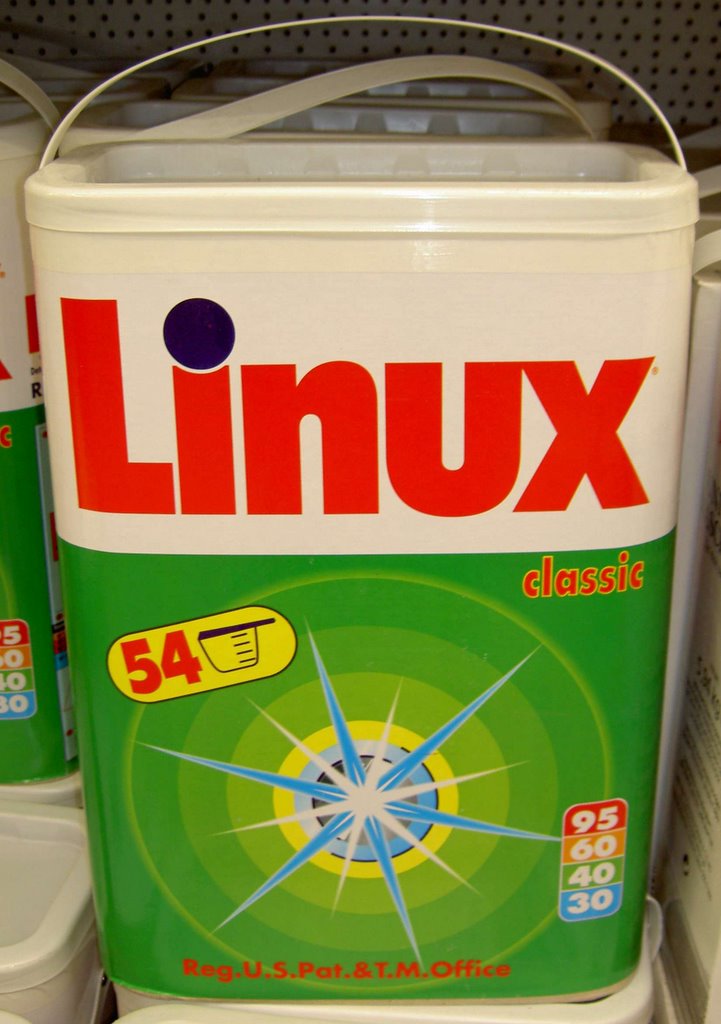 Linux, il detergente a marchio registrato