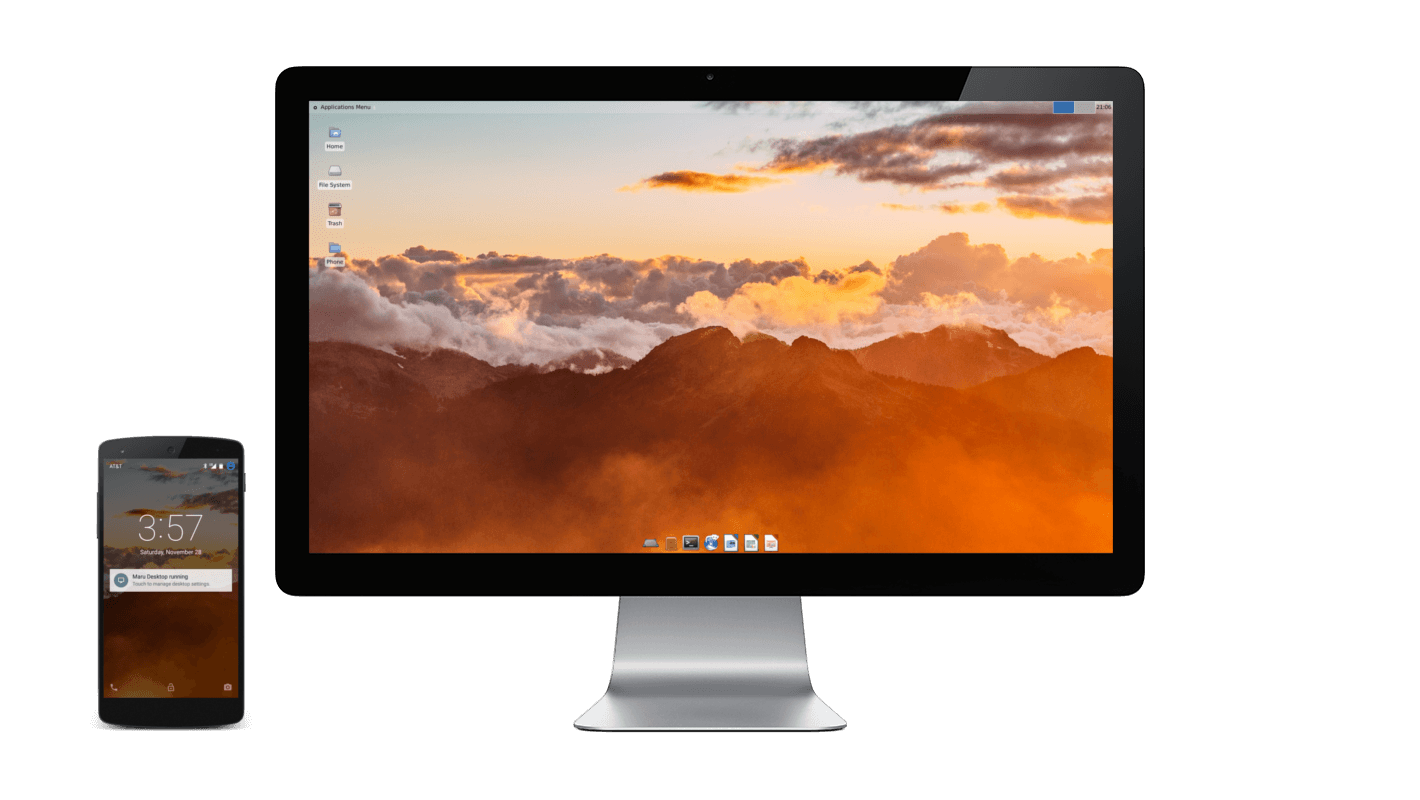 MaruOS: lo smartphone diventa desktop