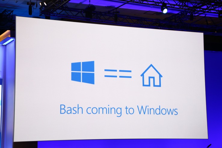 Microsoft porta bash su Windows