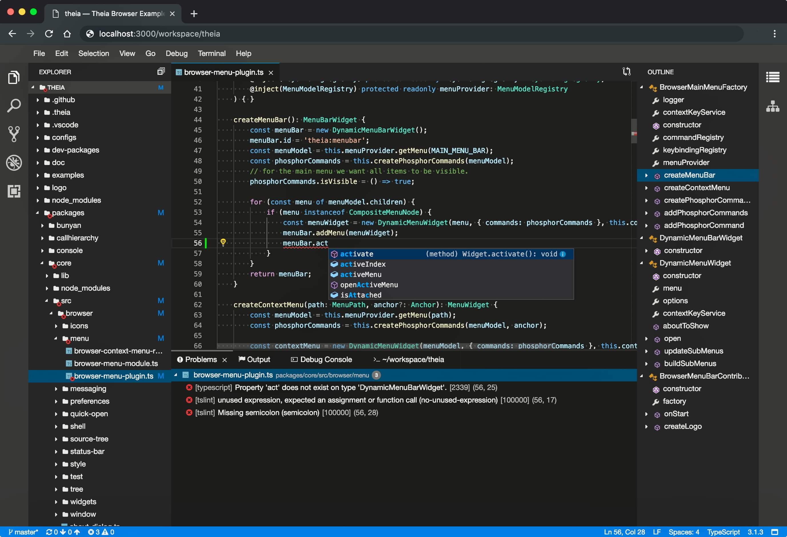 Eclipse Theia: l’alternativa opensource a VisualStudio Code 2 theia screenshot 5da315784b70a935f8196407284cbe1e