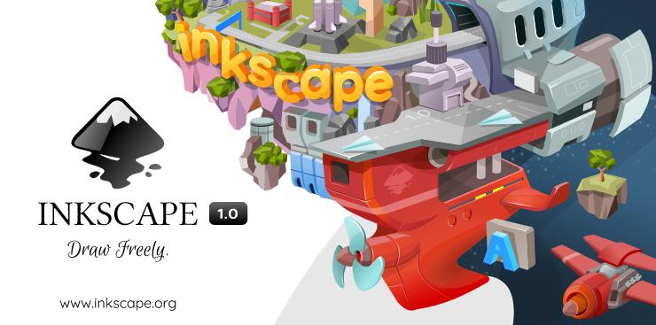 Disponibile la versione 1.0 di Inkscape!